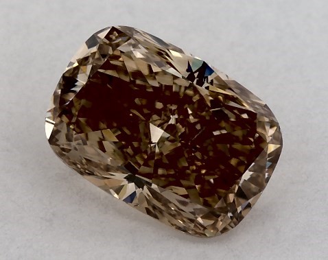  1.02 Carat Brown SI2  cushion modified diamond